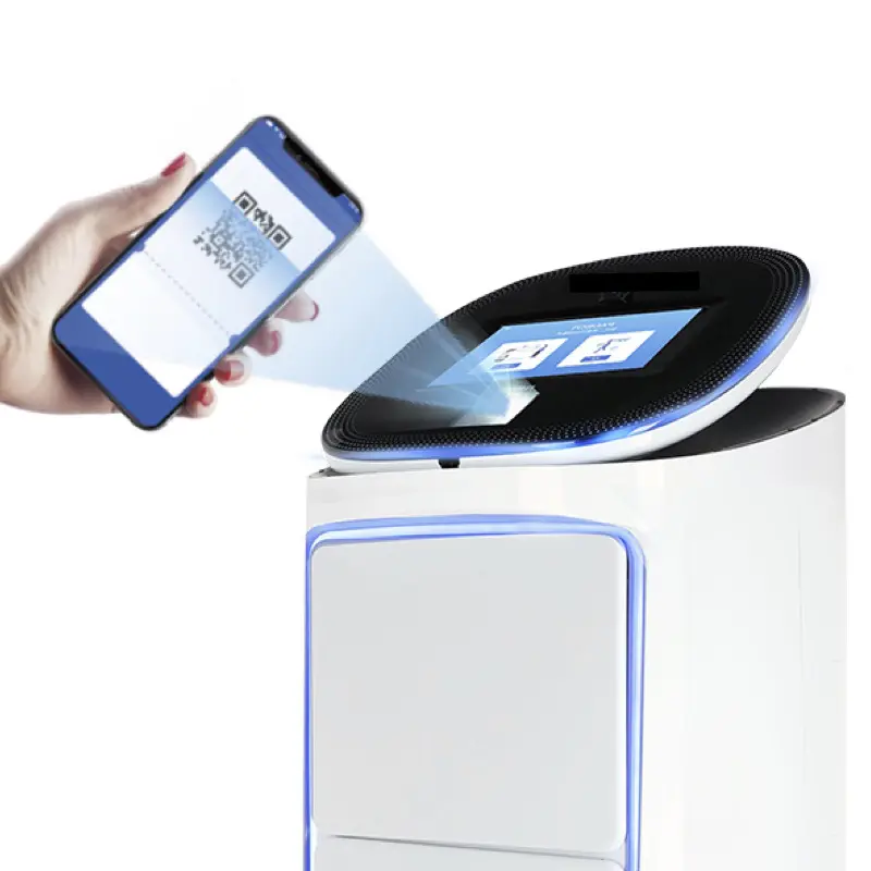 security office delivery robot remote control 2 compartment movement p2