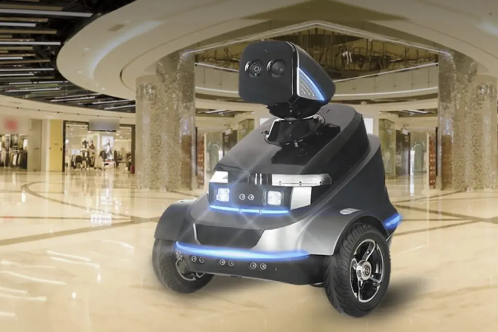 security video camera scanning mapping robot remote control movement p7